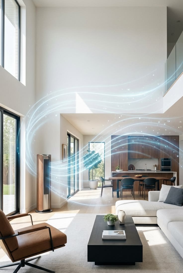 Living room air purification